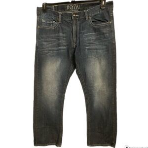 Royal Premium Dark Wash Jeans Men’s 38x30